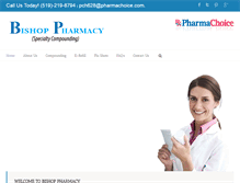 Tablet Screenshot of bishoppharmacy.com
